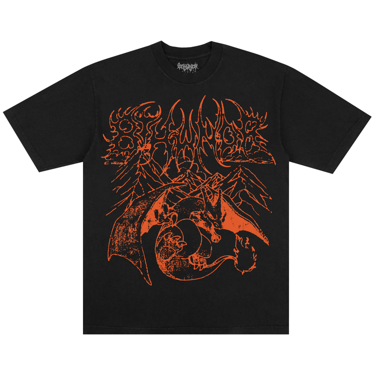DARKNESS ABLAZE TEE BLACK