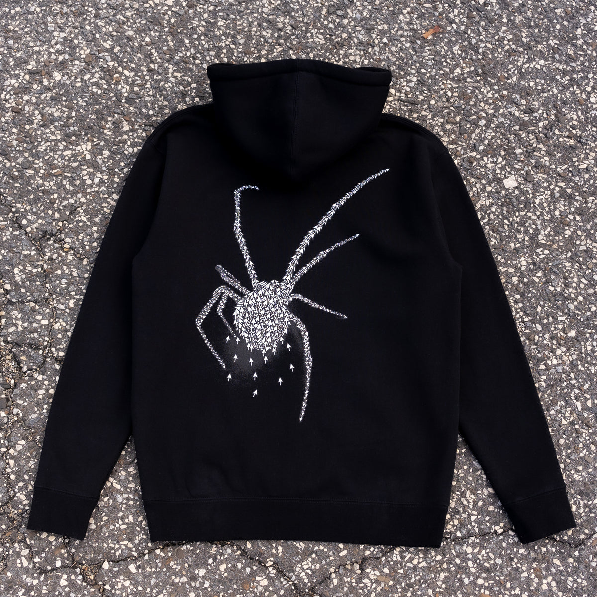 SPIDER CURSOR ZIP UP BLACK