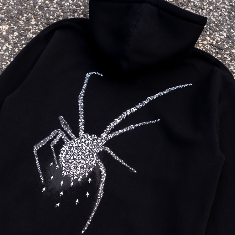 SPIDER CURSOR ZIP UP BLACK