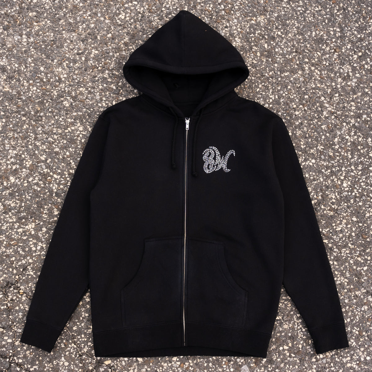 SPIDER CURSOR ZIP UP BLACK