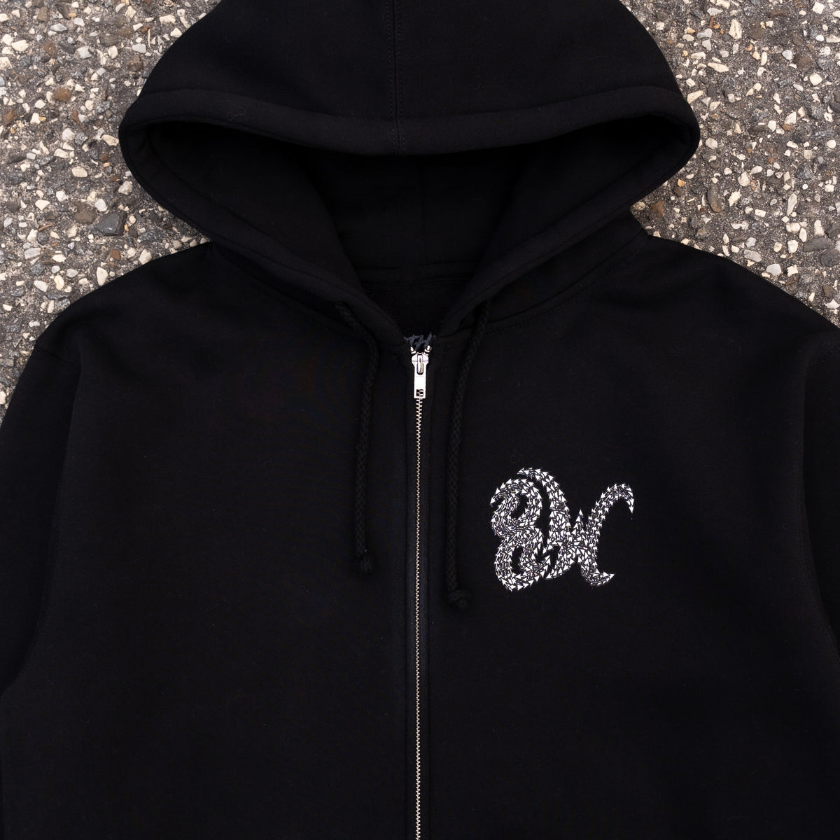 SPIDER CURSOR ZIP UP BLACK