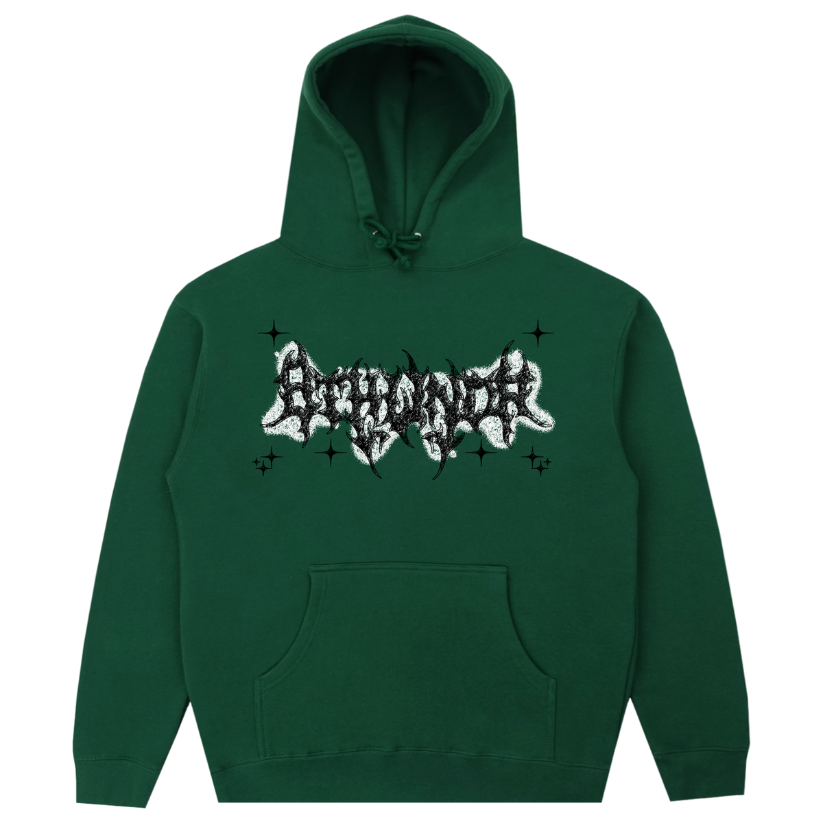 EYE HOODIE DARK GREEN