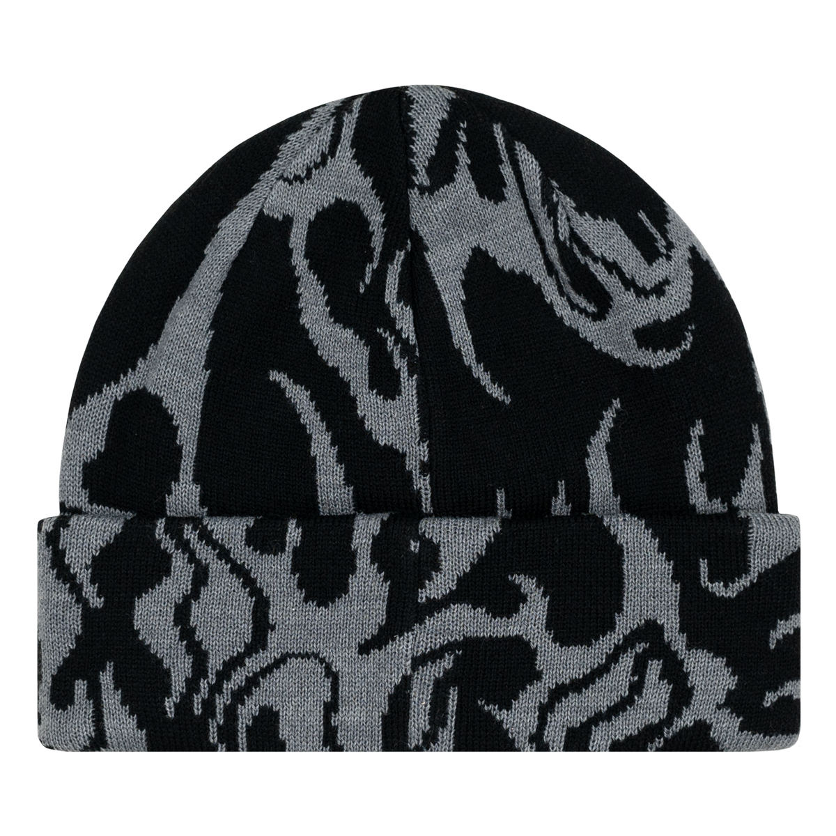 FLAME BEANIE BLACK