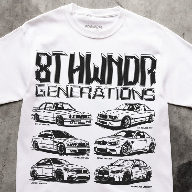 GENERATIONS TEE WHITE