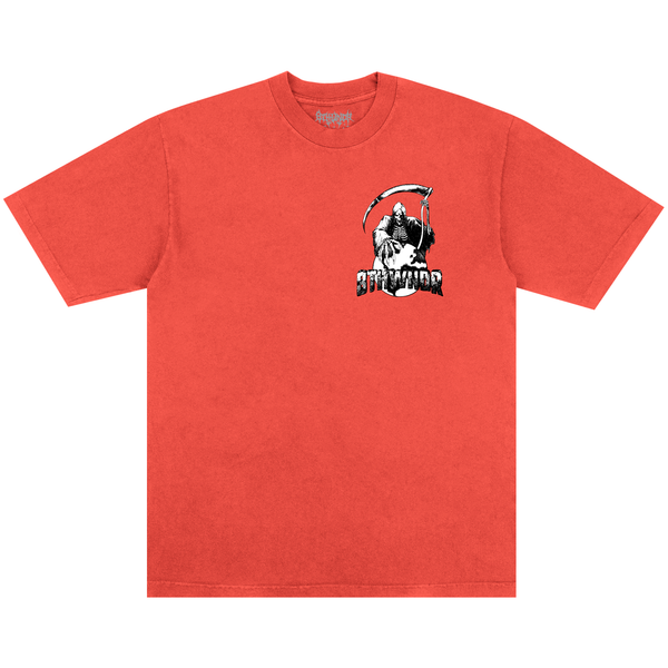 GLOBE REAPER TEE CHERRY - Second Image