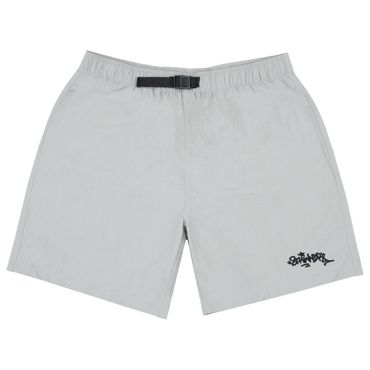 GRAFFITI NYLON SHORTS GREY