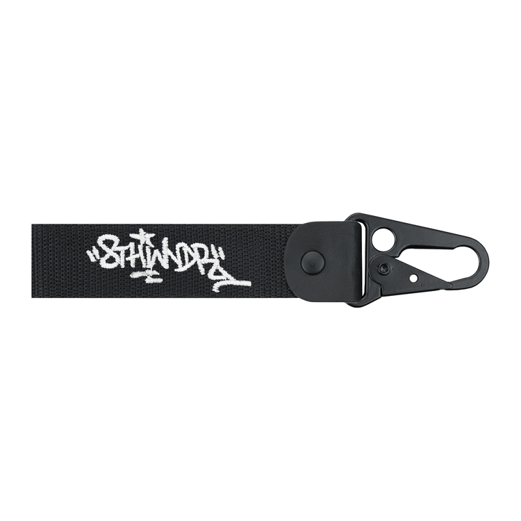 GRAFFITI LOGO FLIGHT TAG BLACK