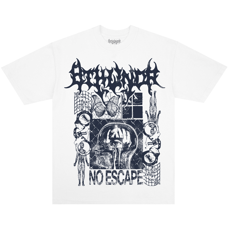 NO ESCAPE TEE WHITE