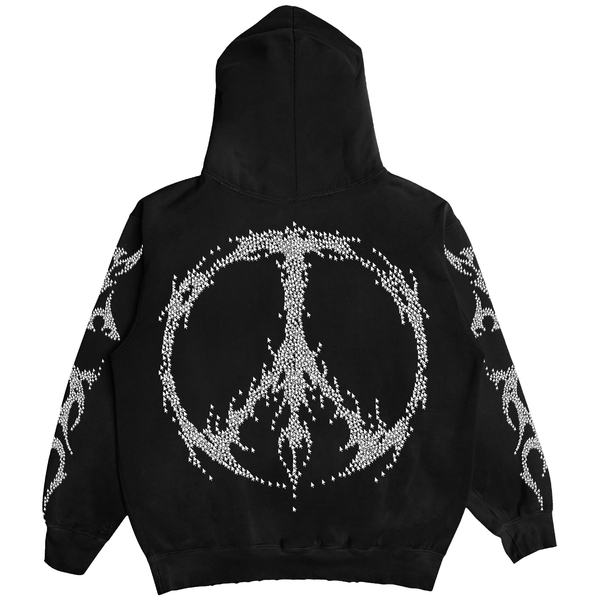 
    PEACE ZIP UP BLACK Featured Image
