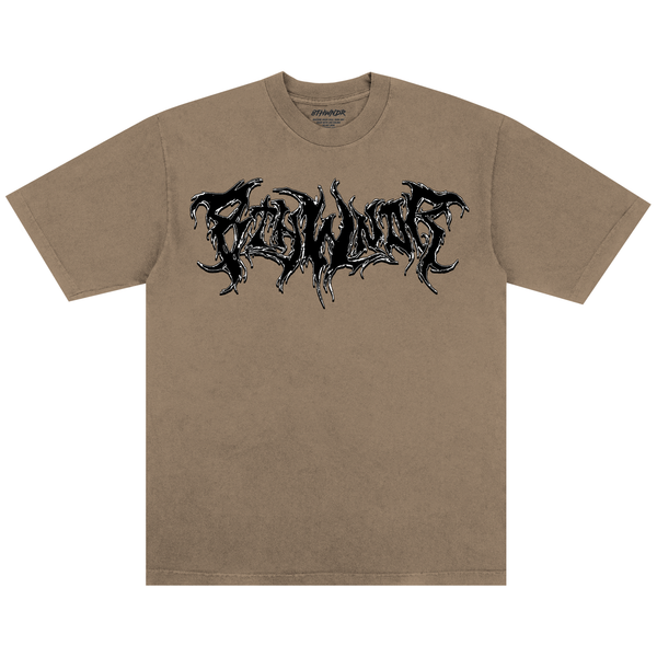 
    PLAGUE LOGO TEE VINTAGE BROWN Featured Image
