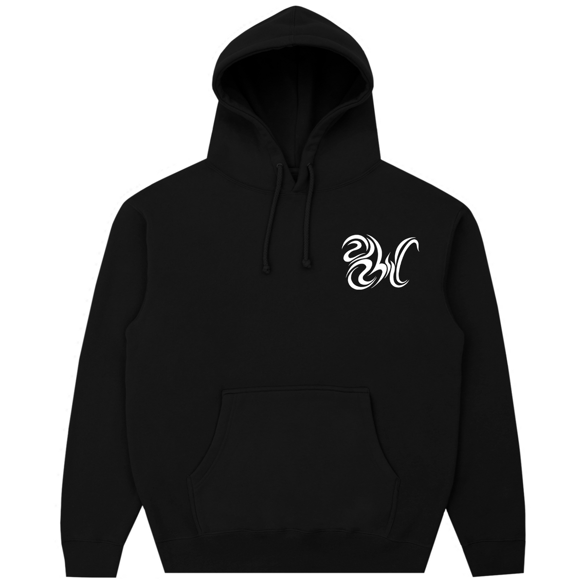POKER HOODIE BLACK 8THWNDR