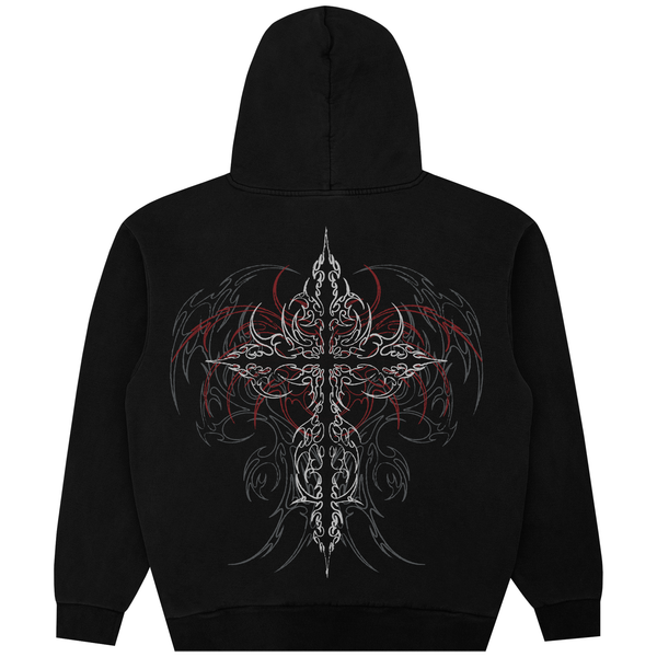 
    RAZOR TRIBAL HOODIE BLACK Featured Image
