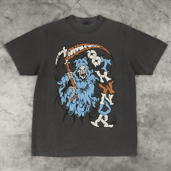 REAPER TEE GREY - Second Image