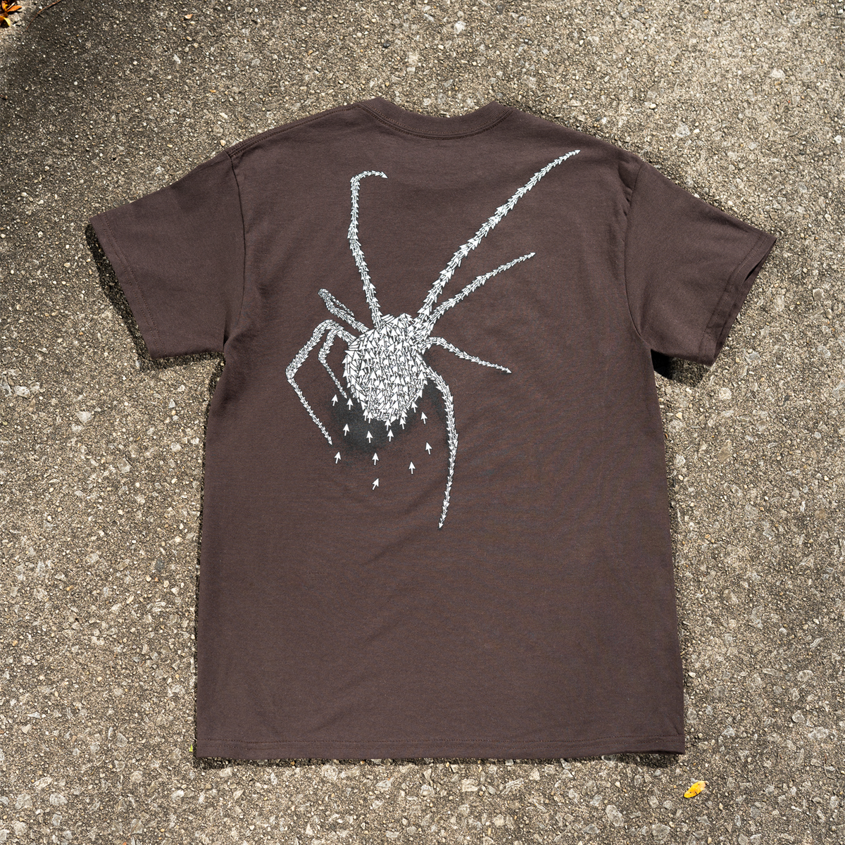 SPIDER CURSOR TEE BROWN