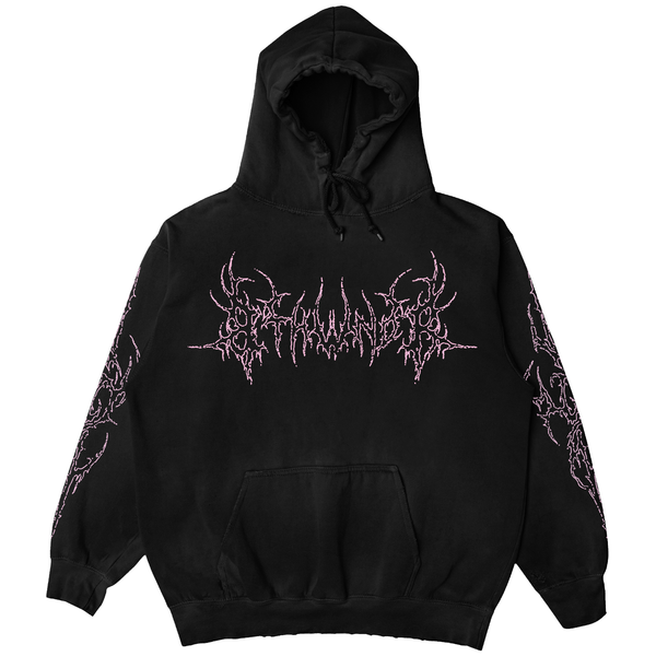 SIGIL ANGEL HOODIE BLACK - Second Image