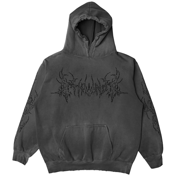 SIGIL ANGEL HOODIE VINTAGE BLACK - Second Image