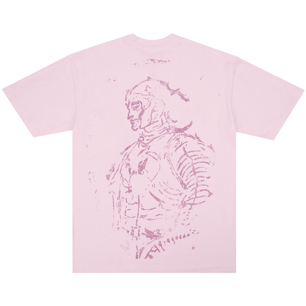 SKELETON KNIGHT TEE PINK - Second Image