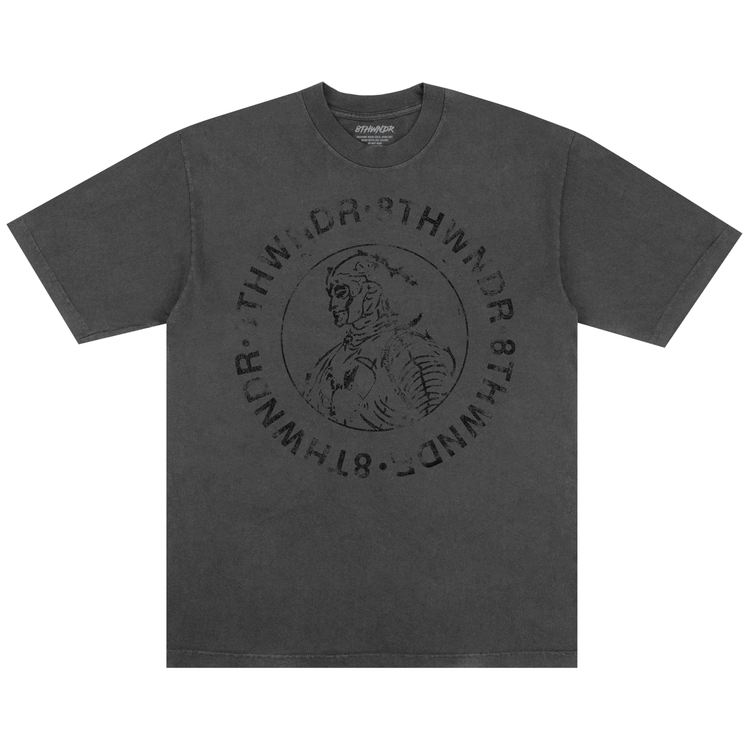 SKELETON KNIGHT TEE VINTAGE BLACK