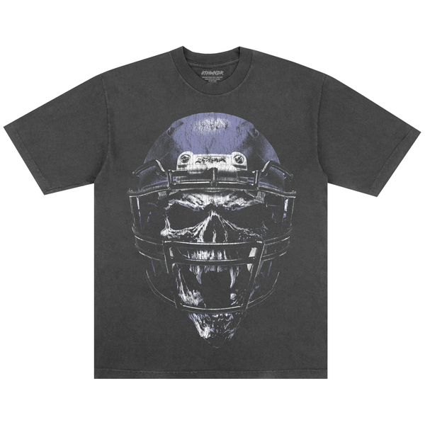 
    SKULL HELMET TEE VINTAGE BLACK Featured Image
