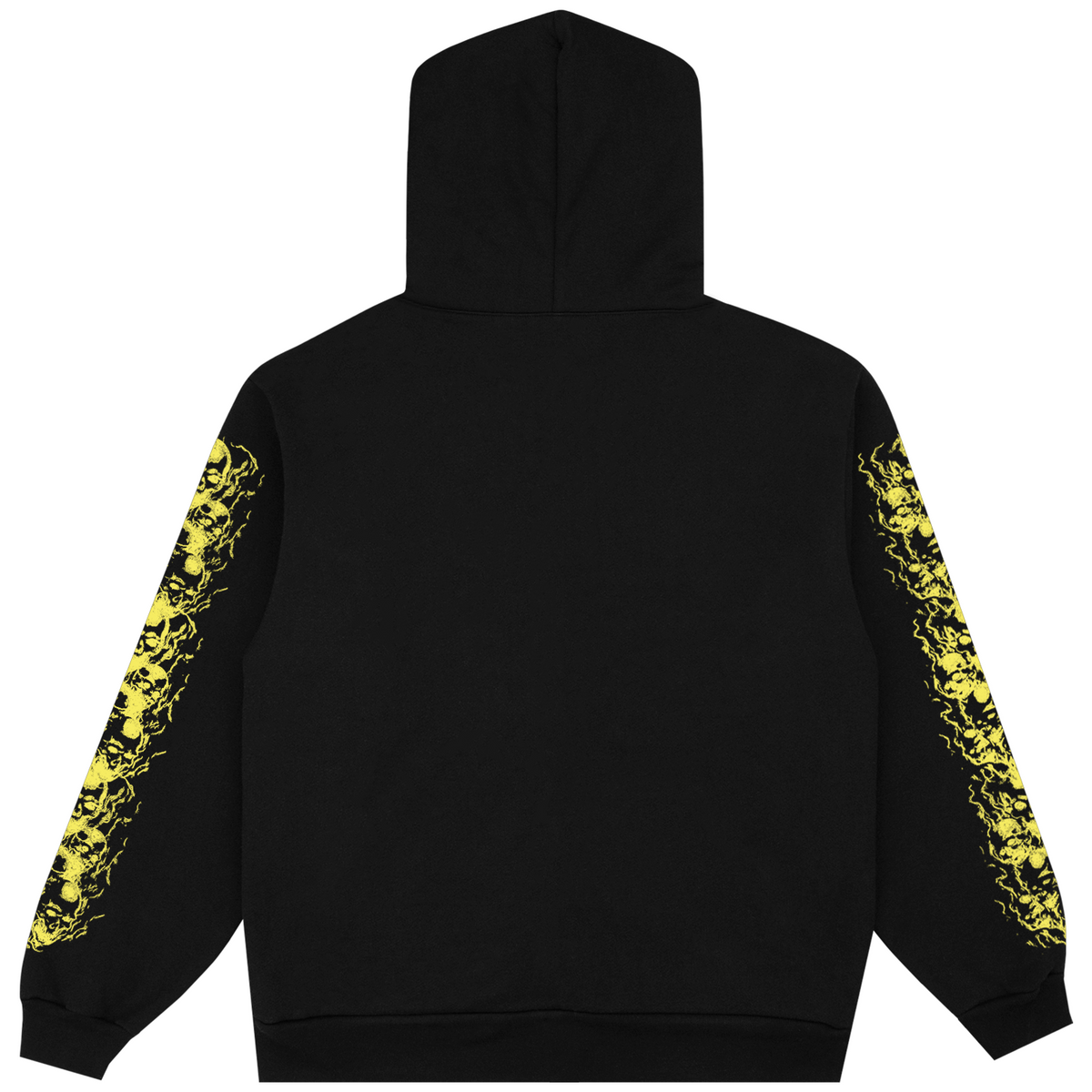 SKULL SLEEVE ZIP UP BLACK