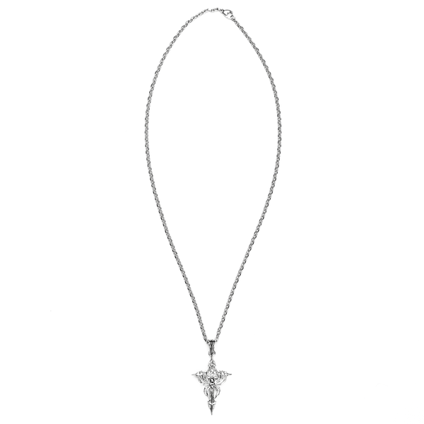 SPIDER CROSS NECKLACE - Second Image