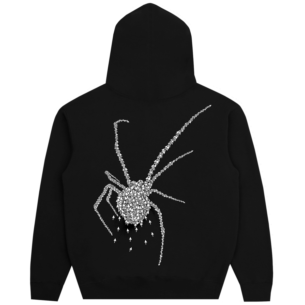 SPIDER CURSOR ZIP UP BLACK