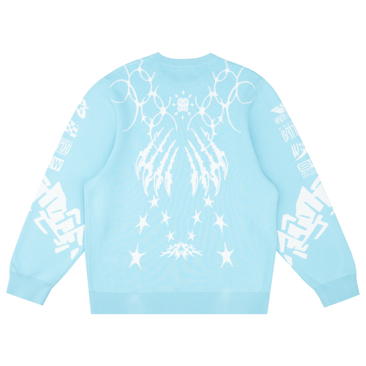 STELLAR KNITTED SWEATER BLUE