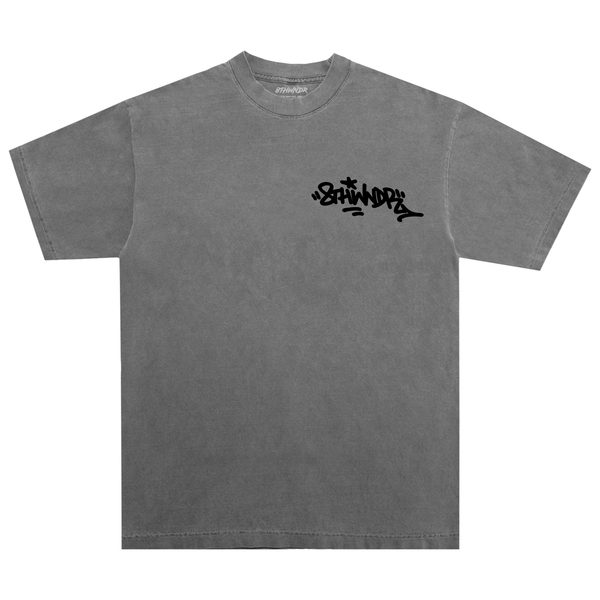 GRAFFITI TEE GREY - Second Image