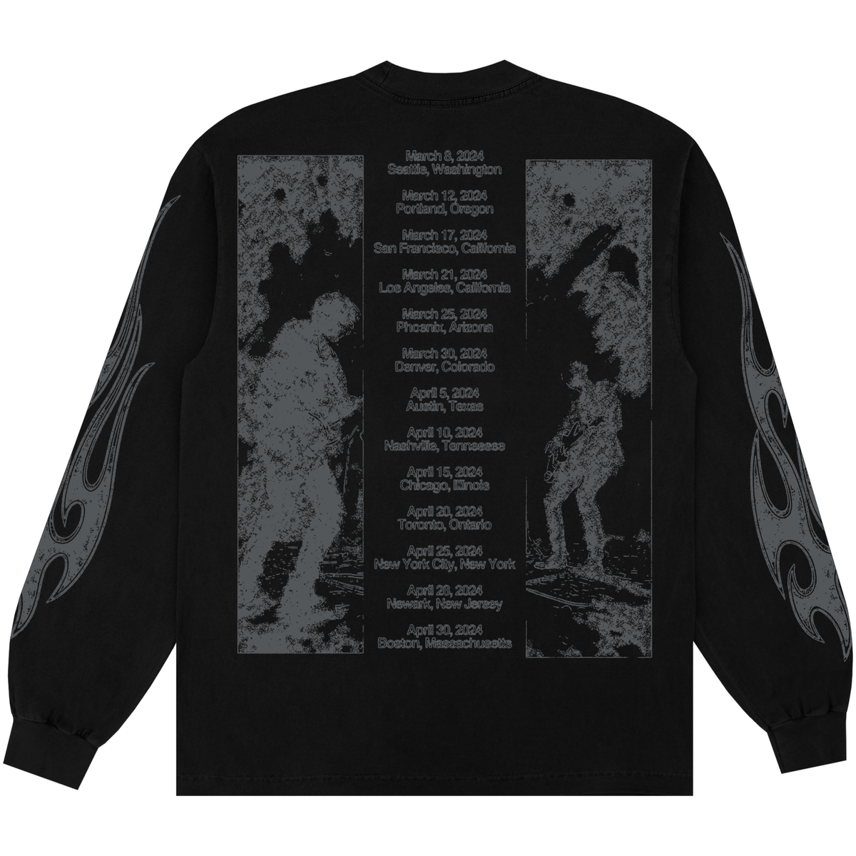 TOUR L/S TEE BLACK