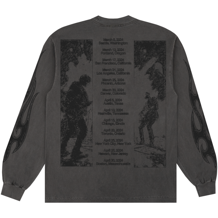 TOUR L/S TEE VINTAGE BLACK