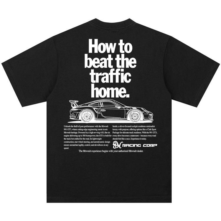 TRAFFIC TEE BLACK