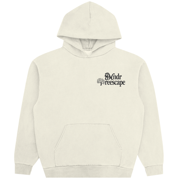 TREESCAPE HOODIE CREAM - Second Image