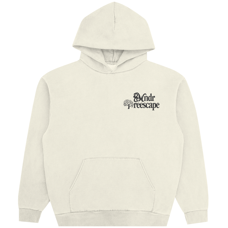 TREESCAPE HOODIE CREAM