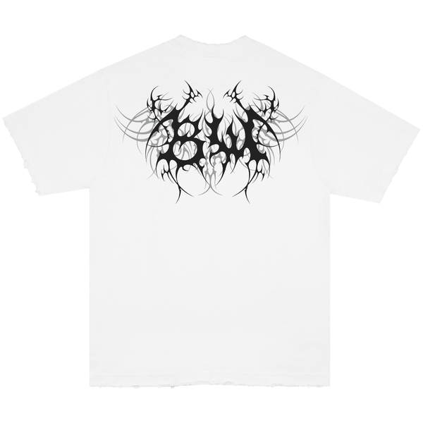 
    TRIBAL 8W DISTRESSED TEE WHITE Featured Image
