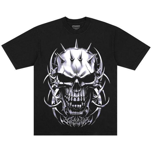 
    TRIBAL SKULL TEE BLACK Featured Image
