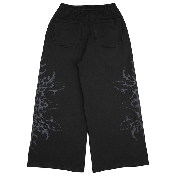 TRIBAL BAGGY SWEATPANTS BLACK - Second Image