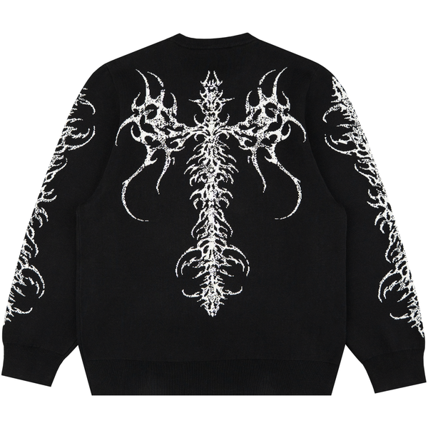 
    TRIBAL KNITTED SWEATER BLACK Featured Image
