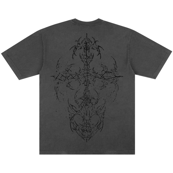 
    WEB CROSS TEE VINTAGE BLACK Featured Image
