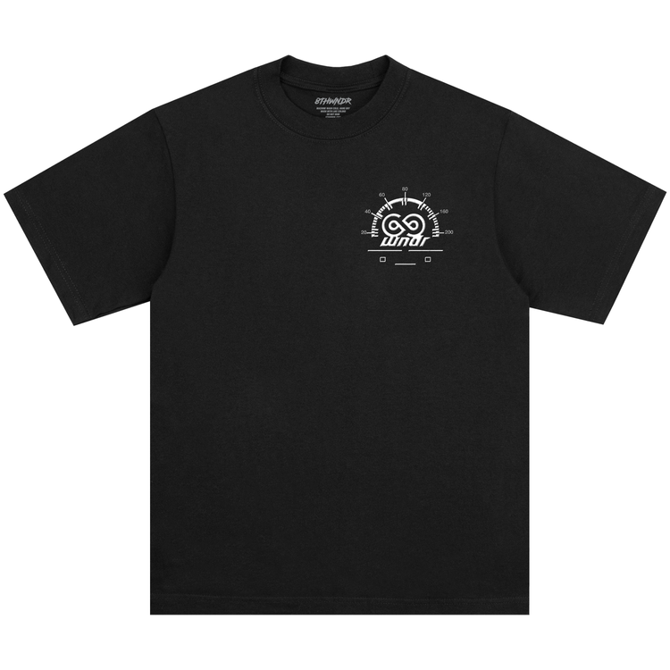 WHEEL TEE BLACK