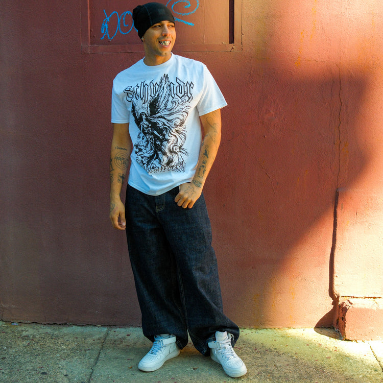ANGEL’S BREATH TEE WHITE — lookbook front