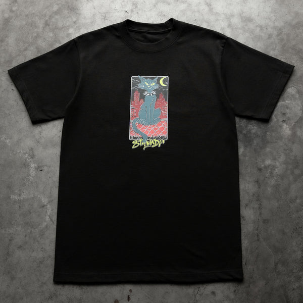 CAT TEE BLACK - Second Image