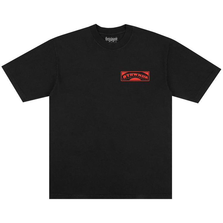 ONE WISH WONDER TEE BLACK — white background front