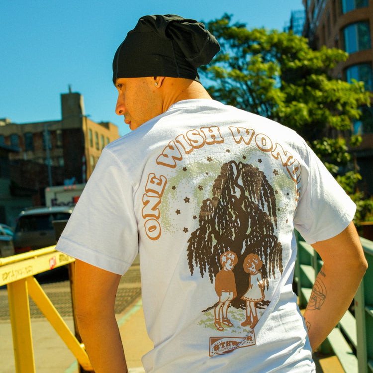 ONE WISH WONDER TEE WHITE — lookbook back