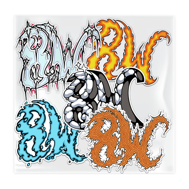 8W ELEMENTAL STICKER PACK