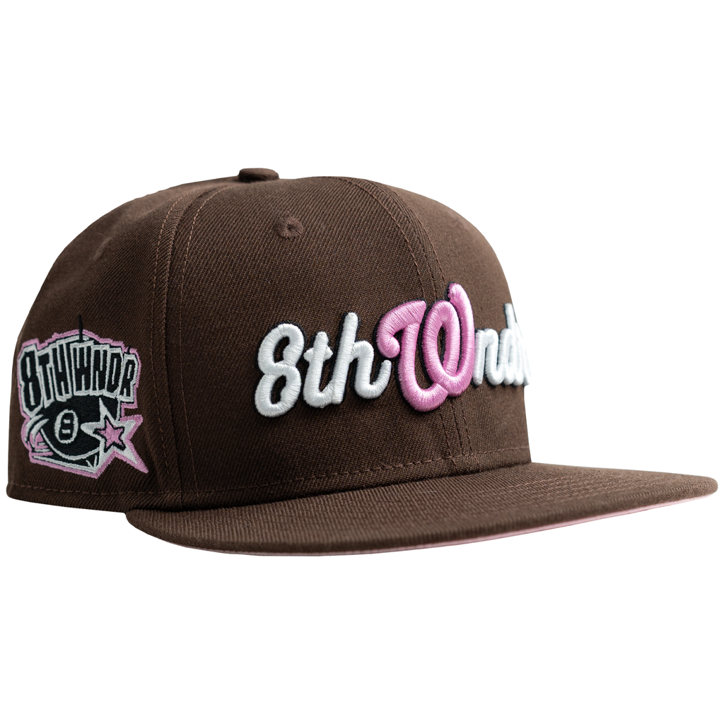 FITTED HAT BROWN / PINK - 8THWNDR