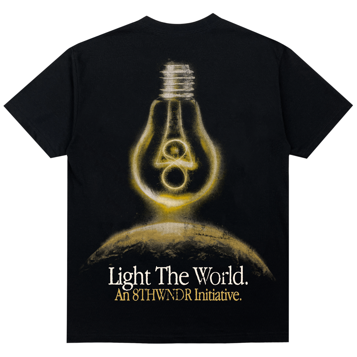 LIGHT THE WORLD TEE BLACK