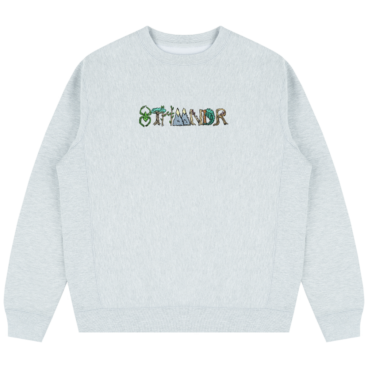 NATURE LOGO CREWNECK GREY