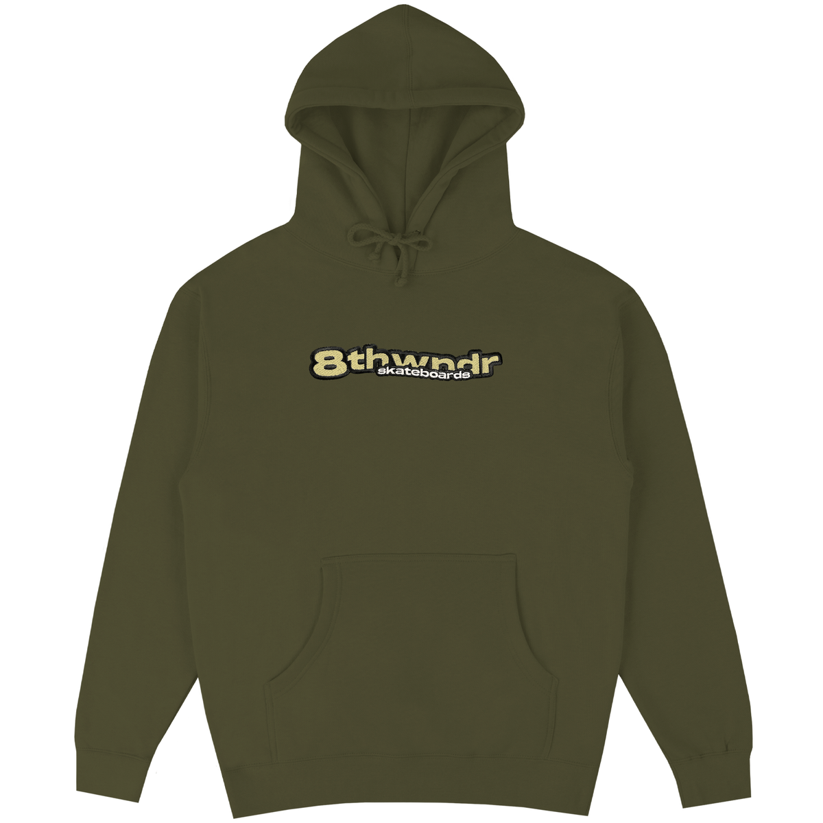WAVE LOGO HOODIE ARMY